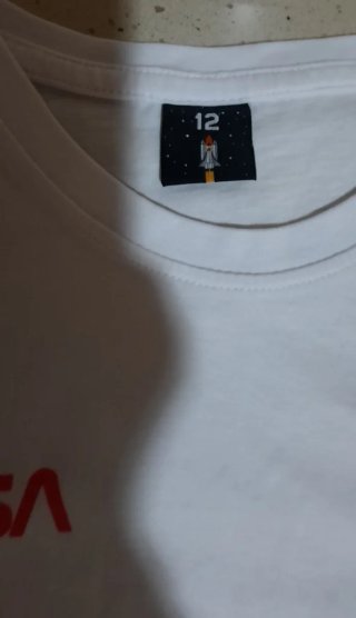 Camiseta NASA niño talla 12