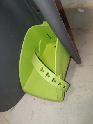 Silla Portabebés Bicicleta Gris/Verde
