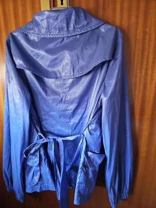Impermeable ultraligero 4x4 azul talla L
