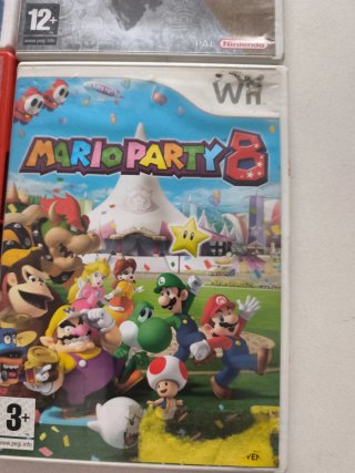 Lote 7 Juegos Wii: Wii Sports, Zelda, Mario Party