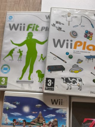 Lote 7 Juegos Wii: Wii Sports, Zelda, Mario Party