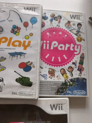 Lote 7 Juegos Wii: Wii Sports, Zelda, Mario Party