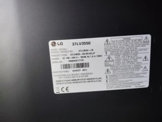 TV LG 37LV3550