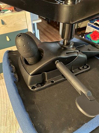 Silla de escritorio azul Ikea