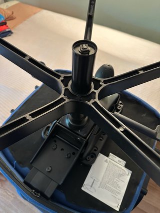Silla de escritorio azul Ikea