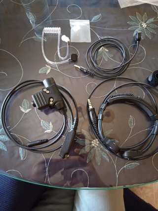 Auriculares Micrófono Garganta Negro