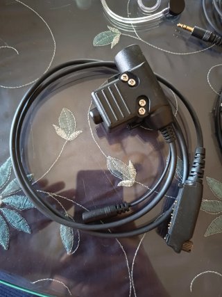 Auriculares Micrófono Garganta Negro