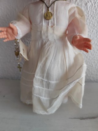 Muñeca Rapaciña Comunión Vestido Blanco