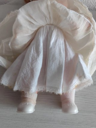 Muñeca Rapaciña Comunión Vestido Blanco