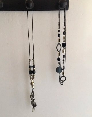 Lote 2 collares largos bisutería Boho