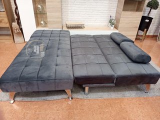 Sofá Cama Chaise Longue Gris
