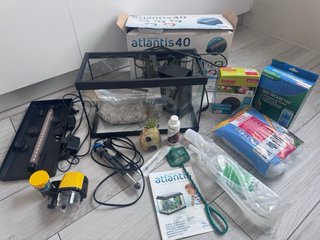 Kit Acuario Atlantis 40 con accesorios 20l