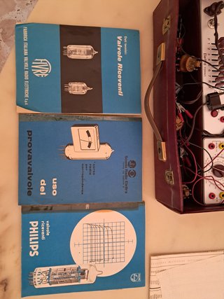Provavalvole d'epoca Scuola Radio Elettra