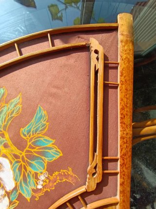 Abanico Decorativo Oriental Medidas  90x51x1cm.