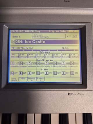 Sintetizador Sampler Korg Triton