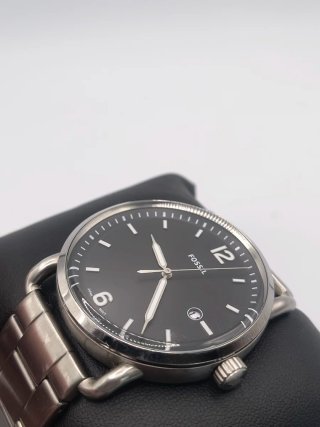 Orologio Fossil da Uomo Nero e Argento