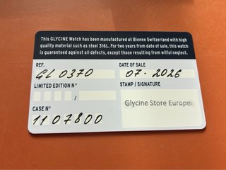 Glycine Airman Purist 36mm