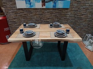 Mesa de Comedor o Cocina Acacia 140cm