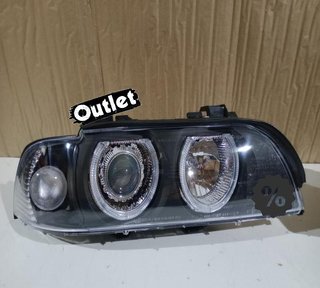 ZA FAROS BMW E39 95-00 FONDO NEGRO OJOS ANGEL H7 R145769C3