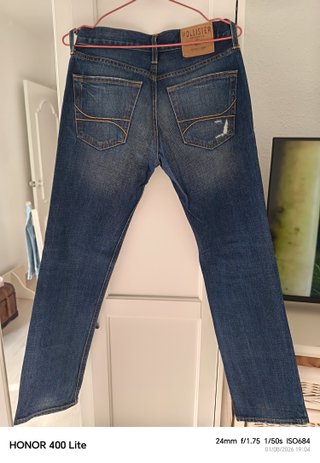 Pantalones Hollister Hombre Talla M Desgastados