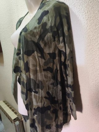 Chaqueta militar verde