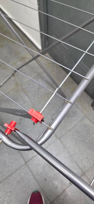 Tendedero de aluminio plegable