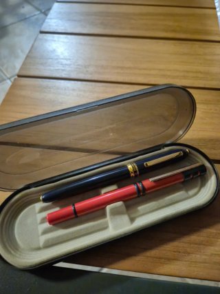 Set 2 penne stilografiche Aurora Auretta vintage