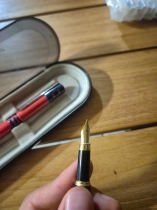 Set 2 penne stilografiche Aurora Auretta vintage