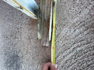 Lote de 2 rejas extensibles metálicas