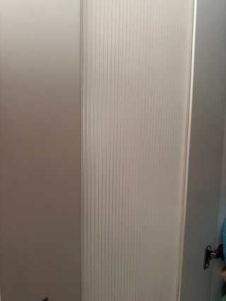 Armario blanco Ikea puertas cristal