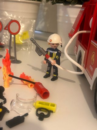 Playmobil Camión Bomberos y Accesorios