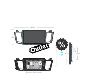 ZA RADIO GPS ANDROID 12 PARA TOYOTA RAV4 13-17 M010188L1