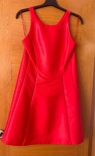 Vestido rojo fiesta T.42