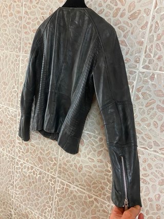 Giacca Biker donna Vera Pelle invecchiata vintage