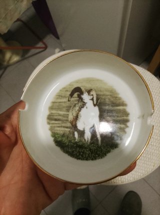 Cenicero Porcelana *Bidasoa* Antiguo-años 70-80