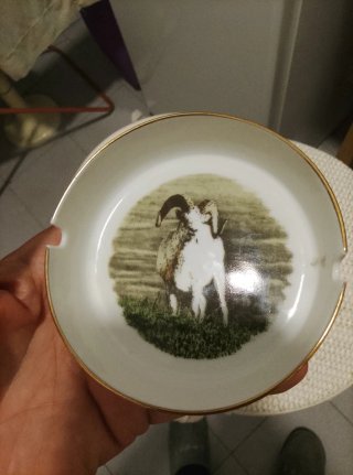 Cenicero Porcelana *Bidasoa* Antiguo-años 70-80