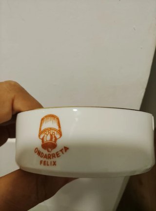 Cenicero Porcelana *Bidasoa* Antiguo-años 70-80