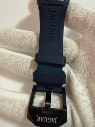Reloj Jaguar Cronógrafo Azul y Plateado