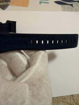 Reloj Jaguar Cronógrafo Azul y Plateado