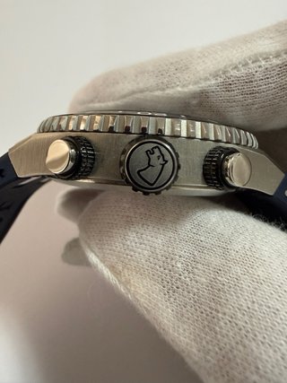 Reloj Jaguar Cronógrafo Azul y Plateado