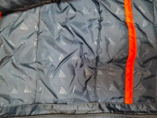 Giubbotto Adidas Nero Grigio Vintage