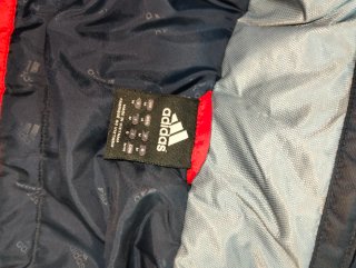Giubbotto Adidas Nero Grigio Vintage