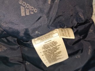 Giubbotto Adidas Nero Grigio Vintage