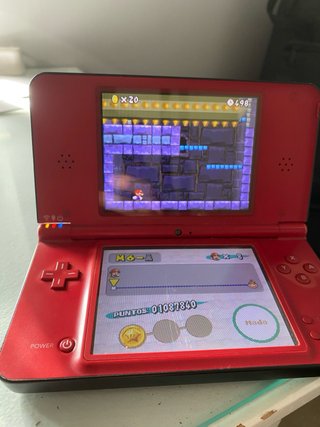 Nintendo DSi XL Roja Edición Mario Bros.