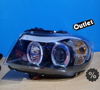 ZA FAROS BMW E90 E91 05-08 OJOS ANGEL CCFL FONDO NEGRO R1457