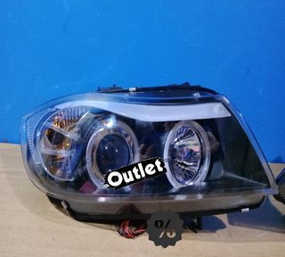 ZA FAROS BMW E90 E91 05-08 OJOS ANGEL CCFL FONDO NEGRO R1457