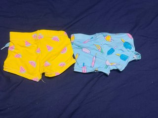 Lote 2 Bañadores Bebé Niño 3-6 Meses