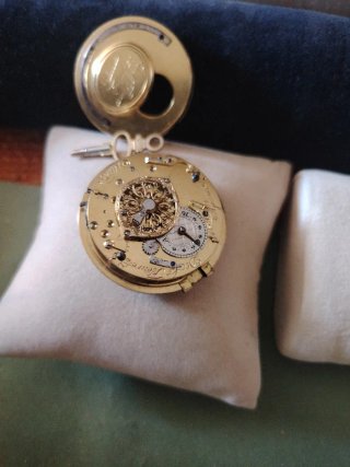 Máquina Relógio Bolso Chave Geneve