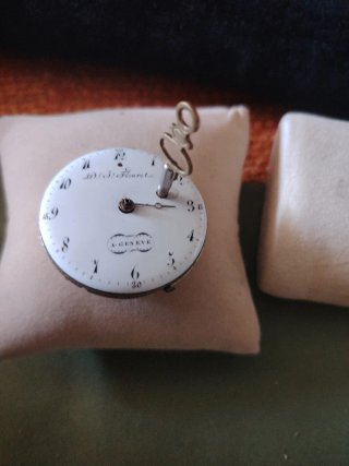 Máquina Relógio Bolso Chave Geneve