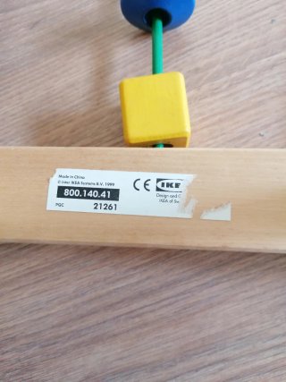 Juego psicomotricidad madera